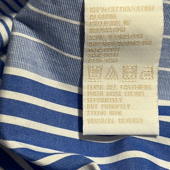 TOMMY HILFIGER || Women’s Striped Shirt. Sz. L - Picture 9 of 9